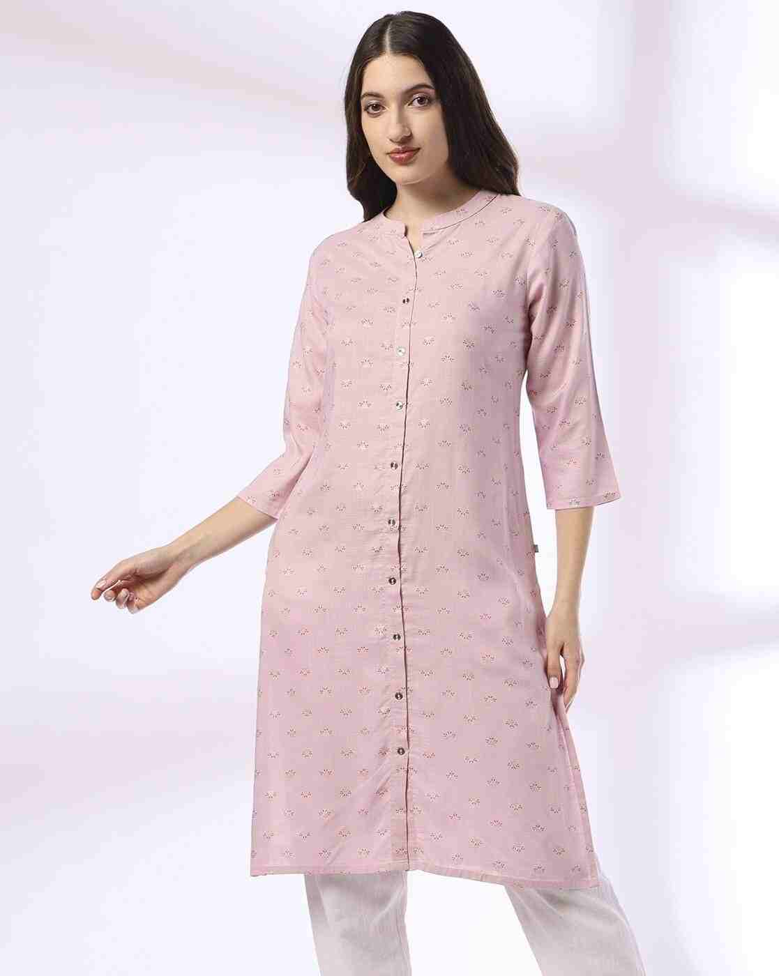 AVAASA MIX N' MATCH | Women Floral Straight Kurta|0