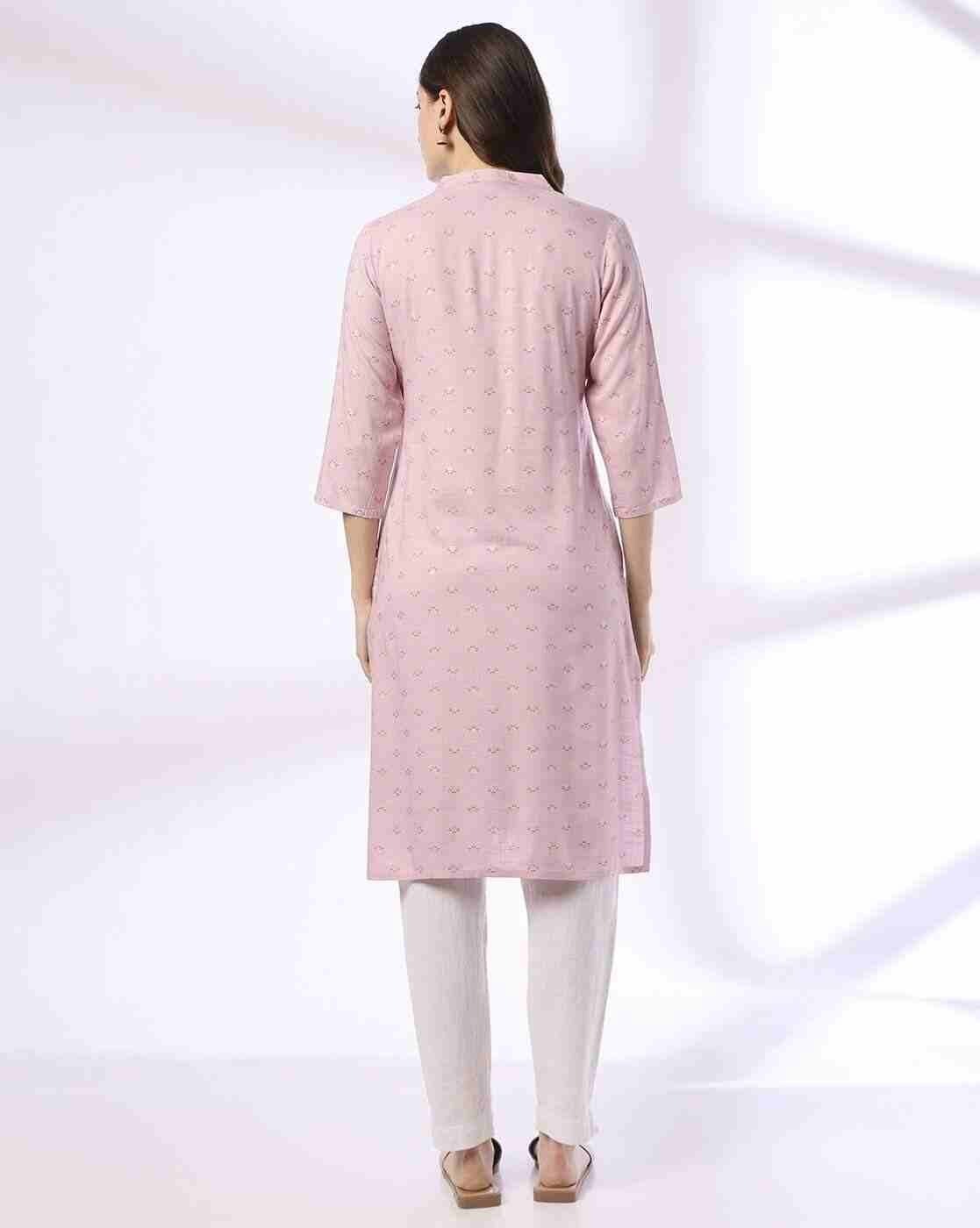 AVAASA MIX N' MATCH | Women Floral Straight Kurta|2
