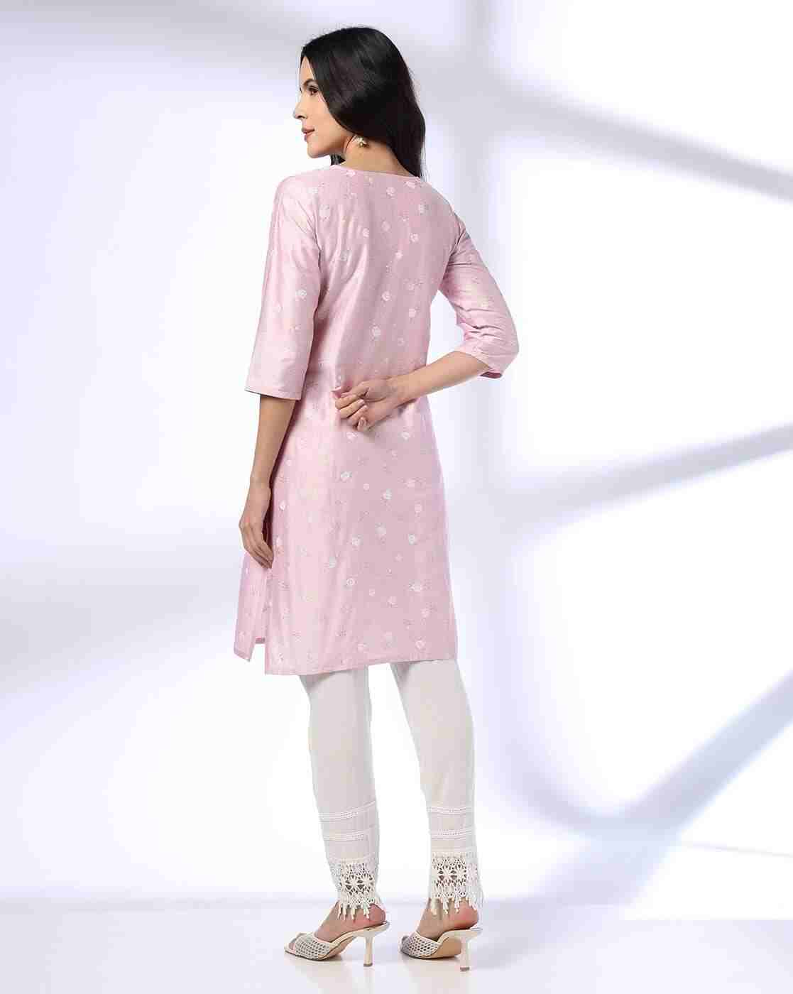 AVAASA MIX N' MATCH | Women Floral Straight Kurta|2