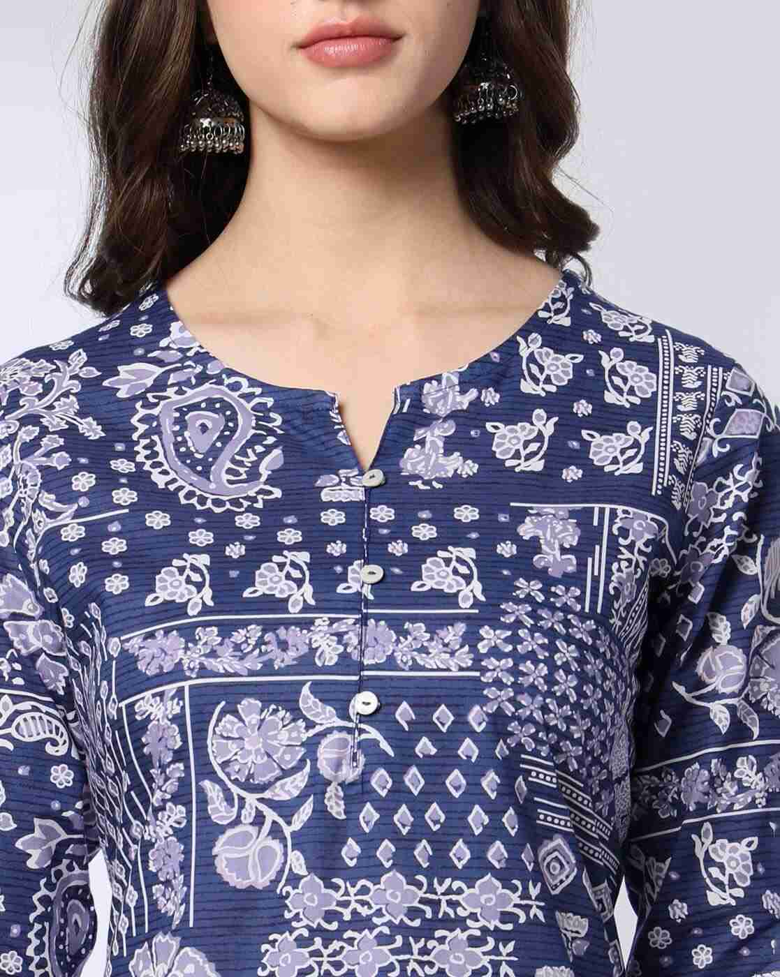 AVAASA MIX N' MATCH | Women Paisley Print Straight Kurta|3