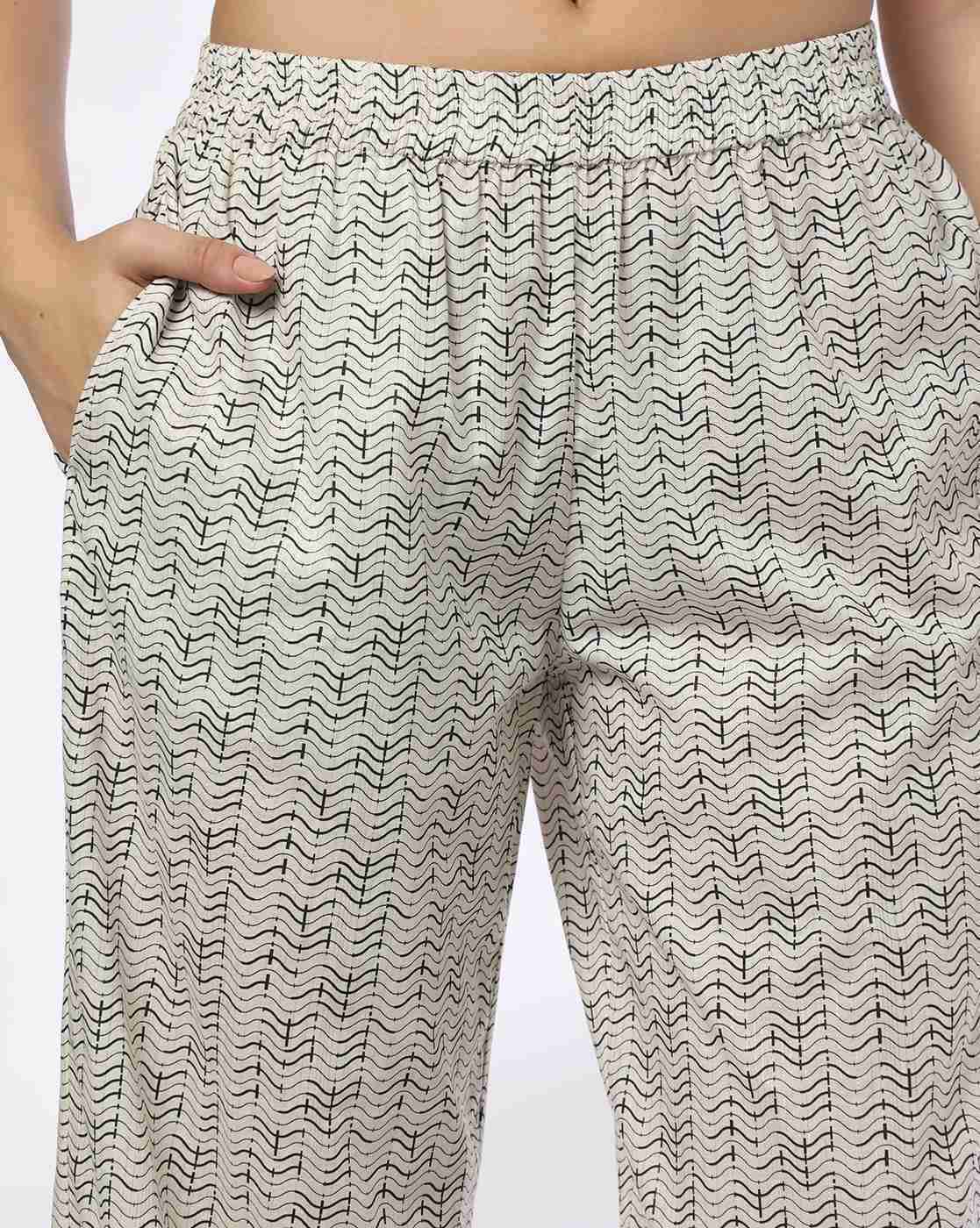 AVAASA MIX N' MATCH | Women Printed Straight Kurta with Pants|4