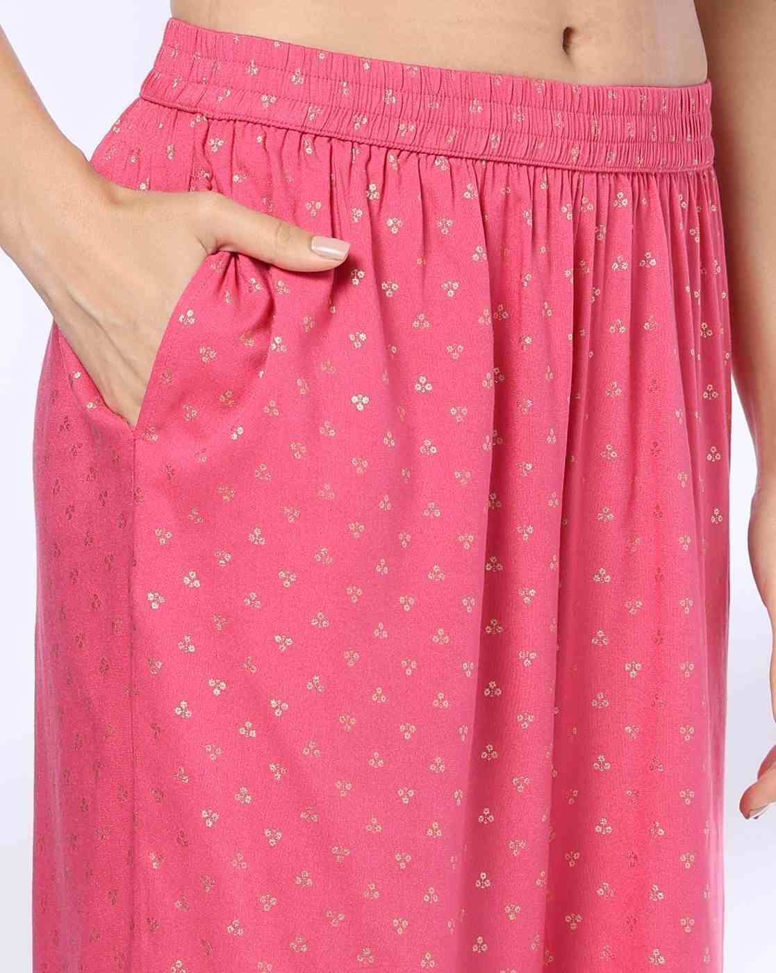 AVAASA MIX N' MATCH | Women Foil Print Straight Kurta & Salwar Set|4