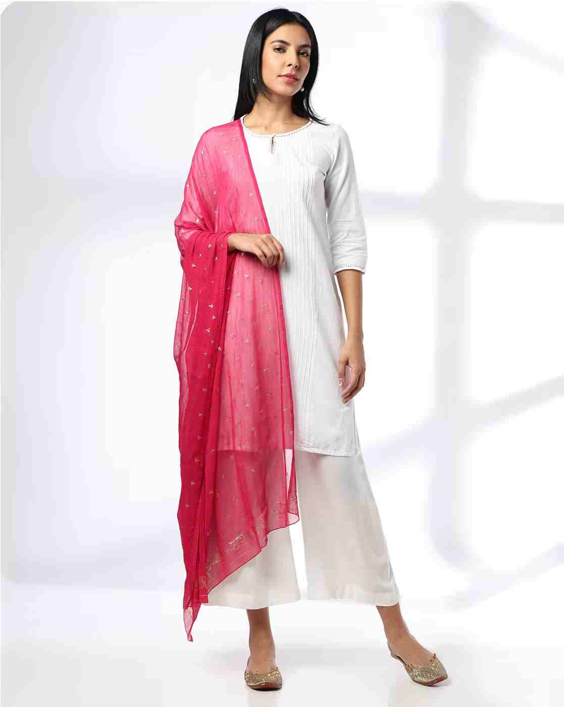 AVAASA MIX N' MATCH | Women Floral Print Dupatta|0