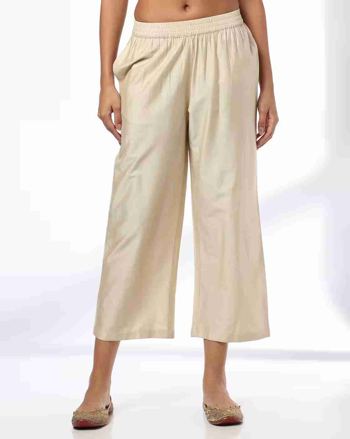 AVAASA MIX N' MATCH | Women Ankle-Length Pants with Insert Pocket|0