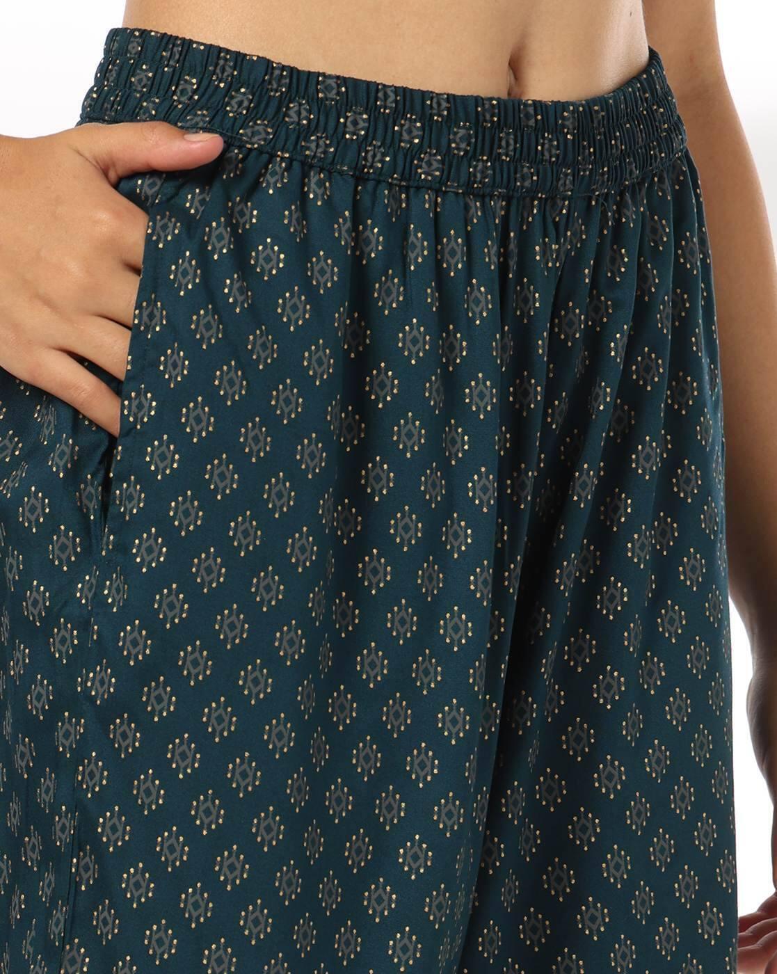 AVAASA MIX N' MATCH | Women Printed Straight Kurta & Pants Set|4