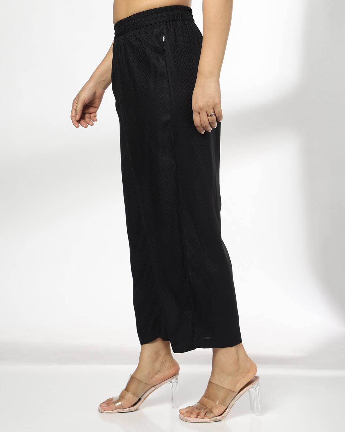 AVAASA MIX N' MATCH | Women Ankle-Length Casual Palazzos|1