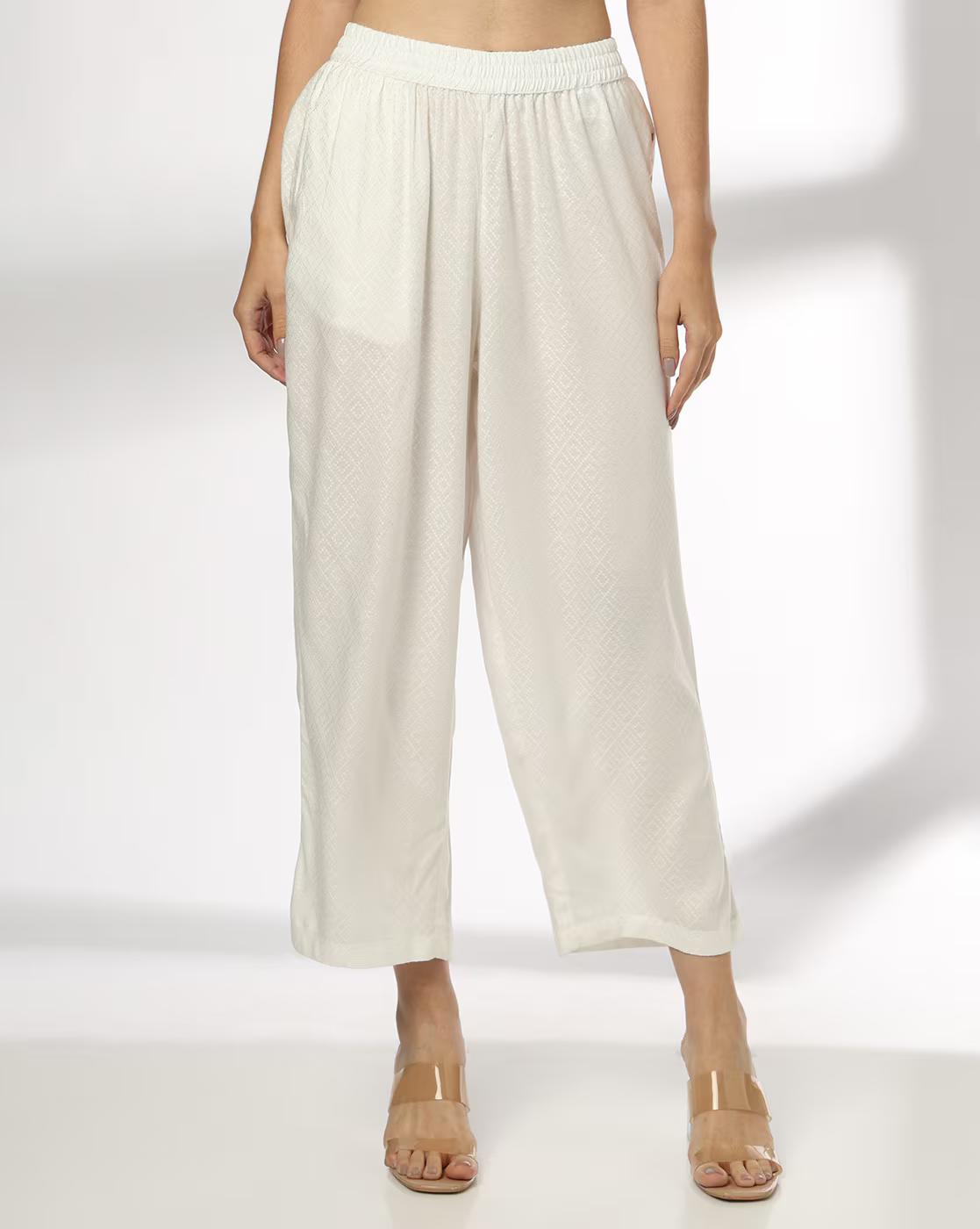 Women Ankle-Length Casual Palazzos