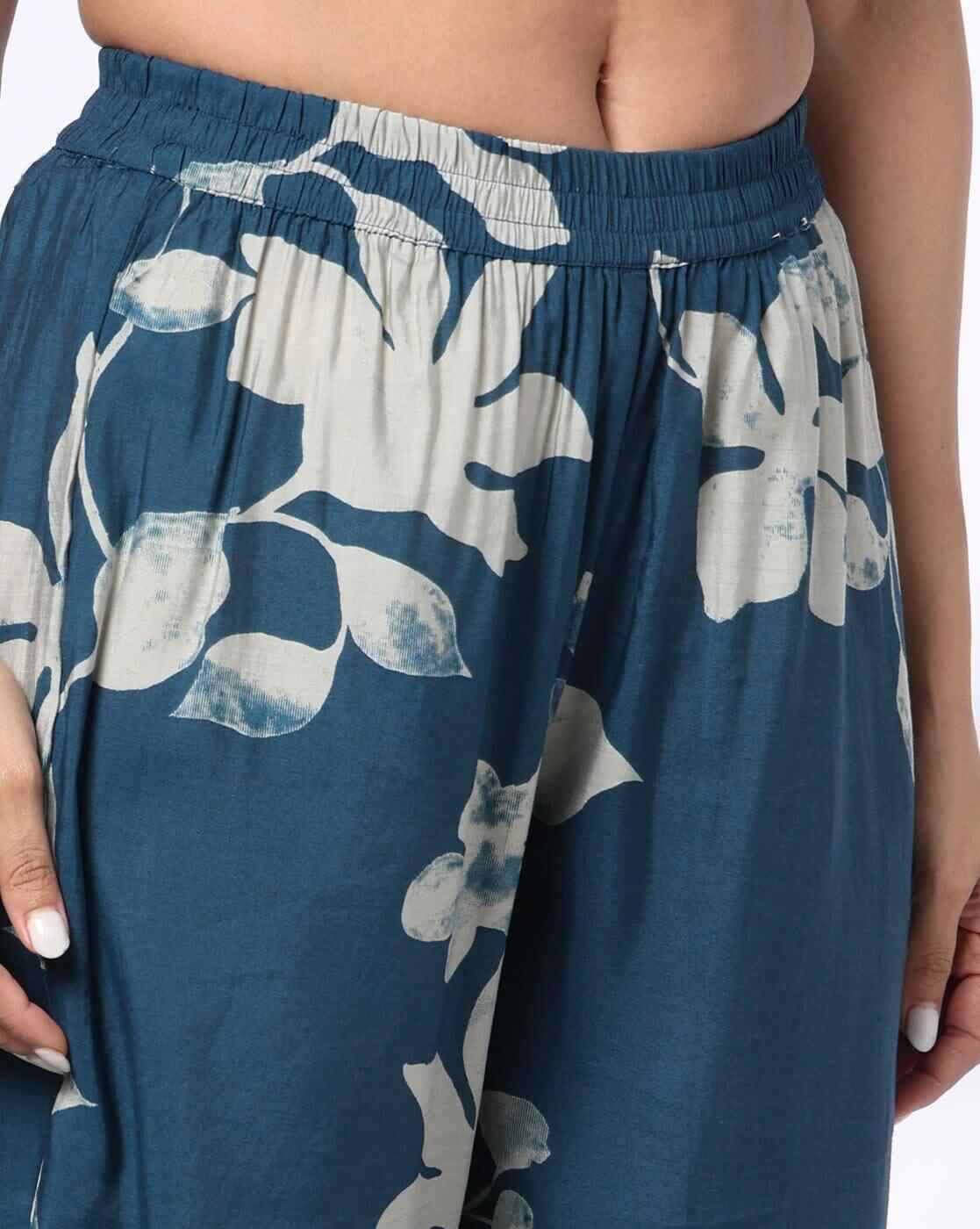 AVAASA MIX N' MATCH | Women Floral Print Straight Kurta-Bottom Set|4