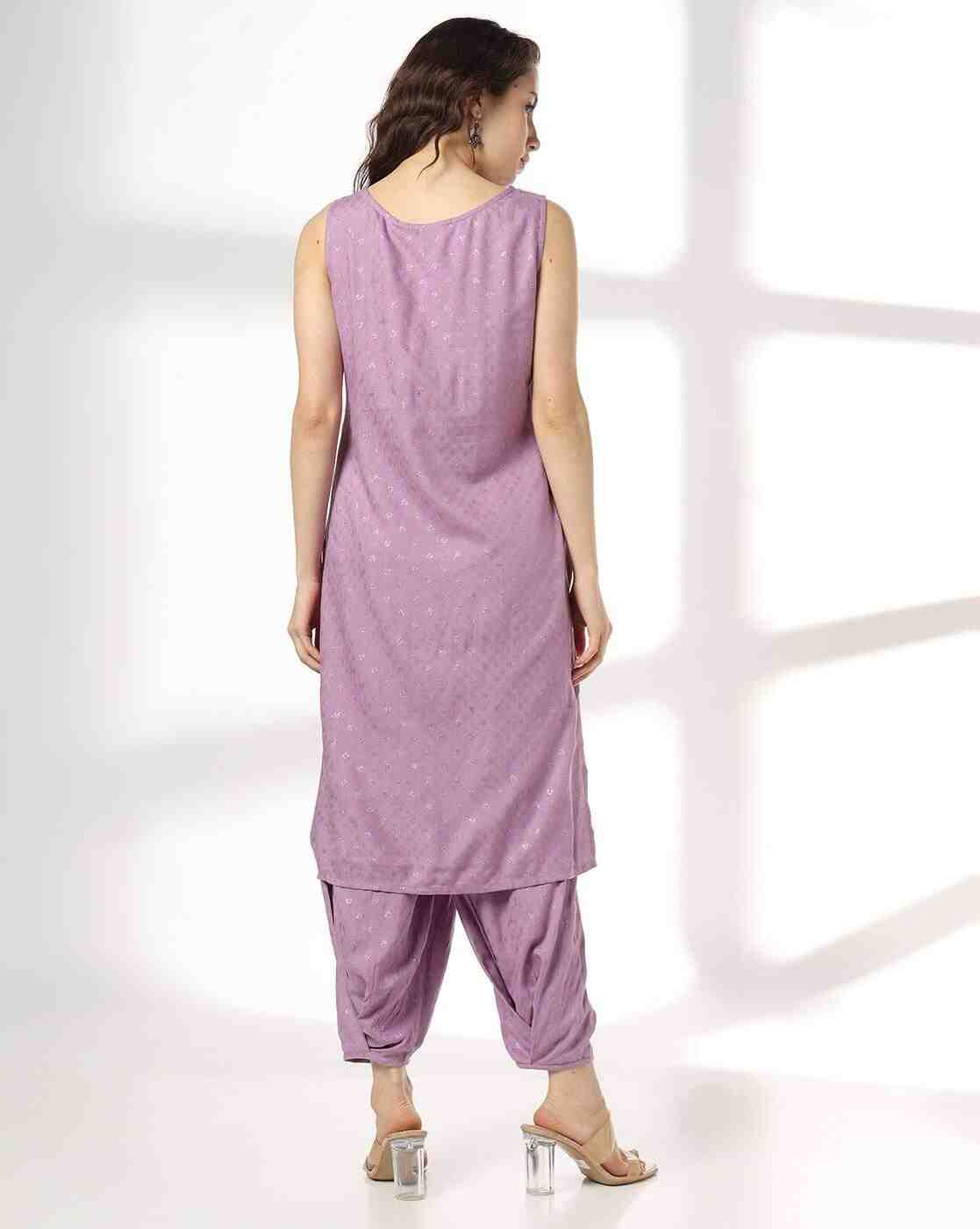AVAASA MIX N' MATCH | Women Embroidered Straight Kurta-Bottom Set|2