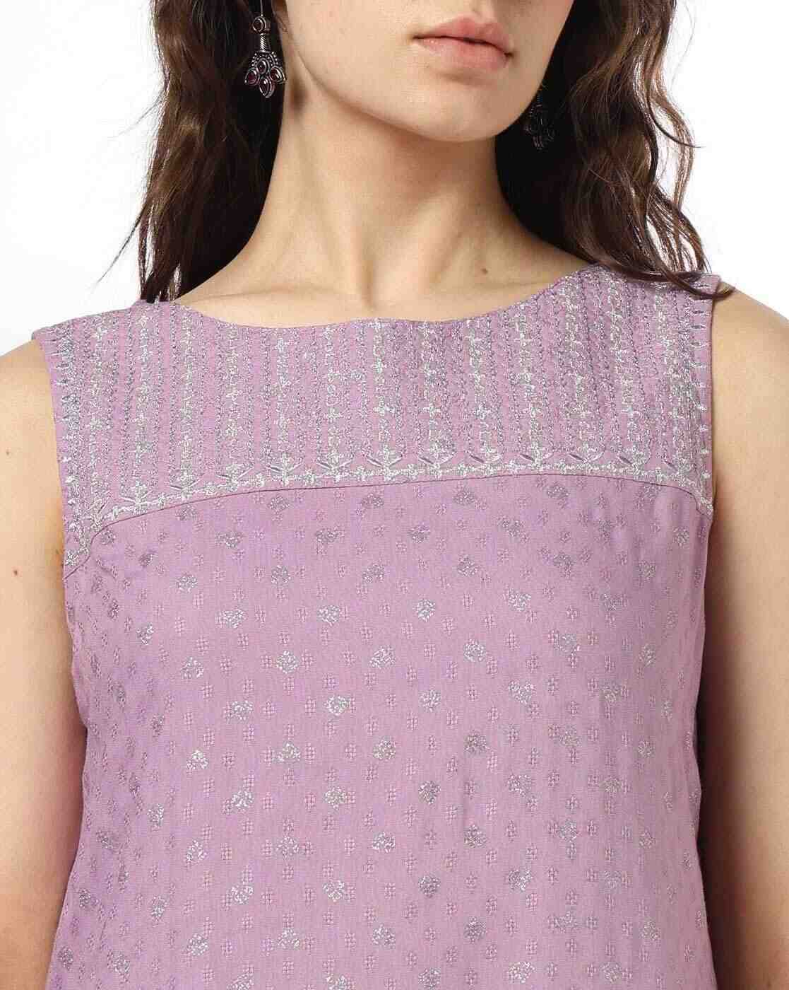 AVAASA MIX N' MATCH | Women Embroidered Straight Kurta-Bottom Set|3