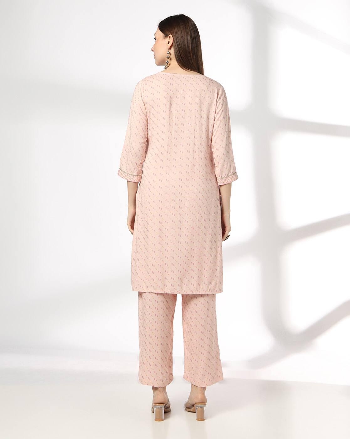 AVAASA MIX N' MATCH | Women Printed Straight Kurta & Pants Set|2