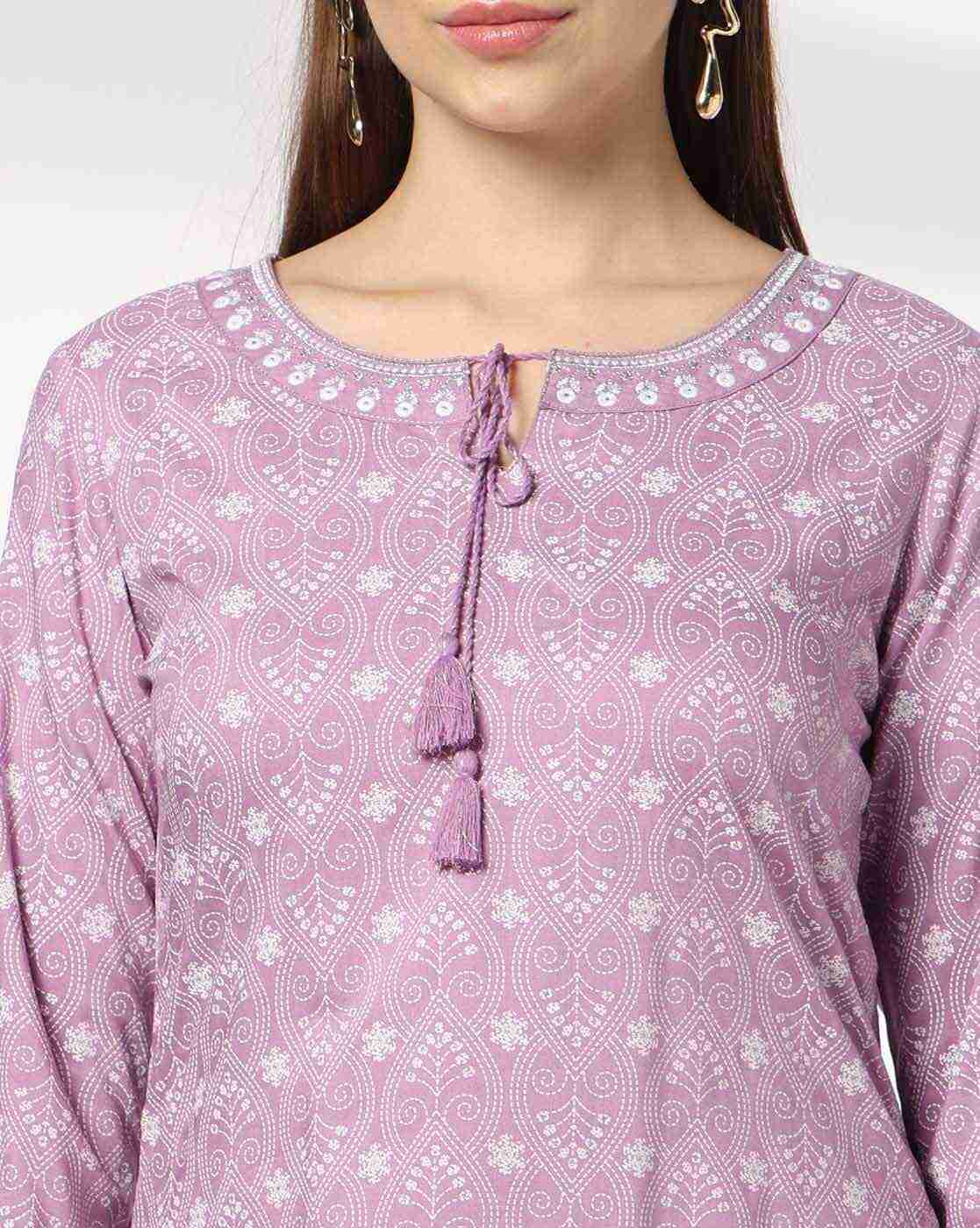 AVAASA MIX N' MATCH | Women Floral Print Straight Kurta|3