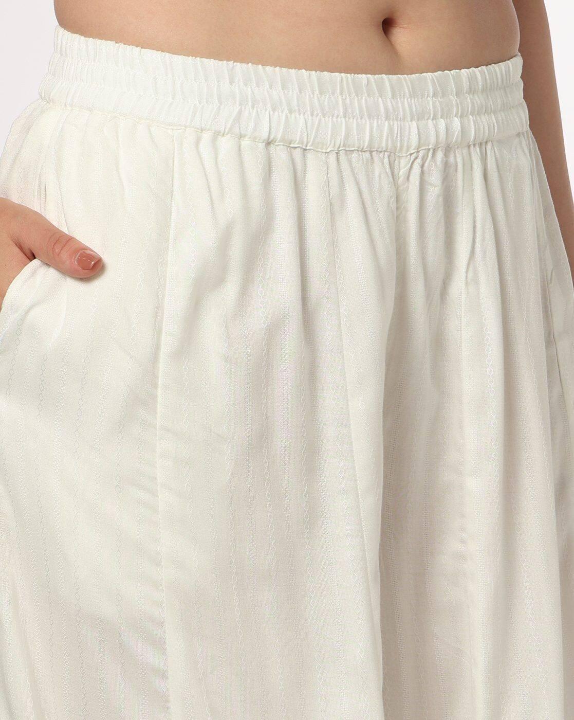 AVAASA MIX N' MATCH | Women Palazzos with Elasticated Waist|3