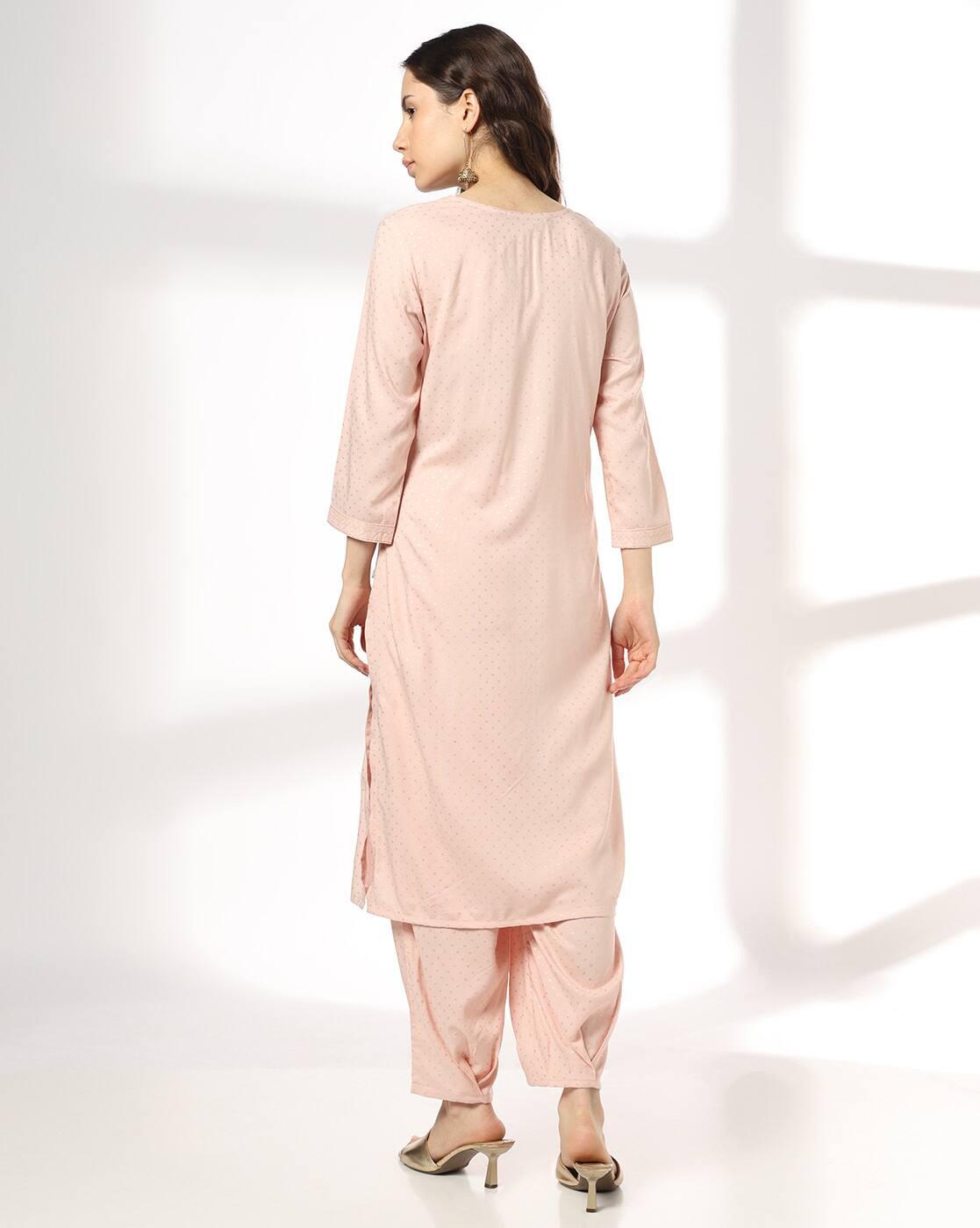AVAASA MIX N' MATCH | Women Embroidered Straight Kurta & Salwar Pants Set|2