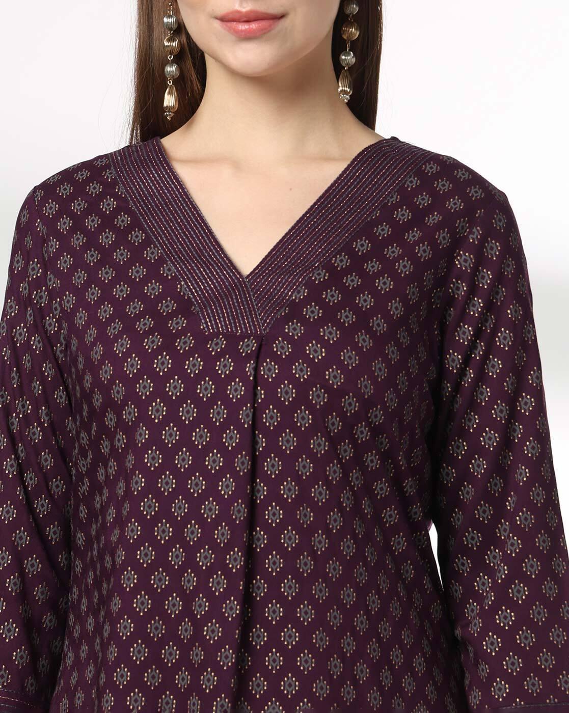 AVAASA MIX N' MATCH | Women Floral Print Straight Kurta & Salwar Pants Set|3