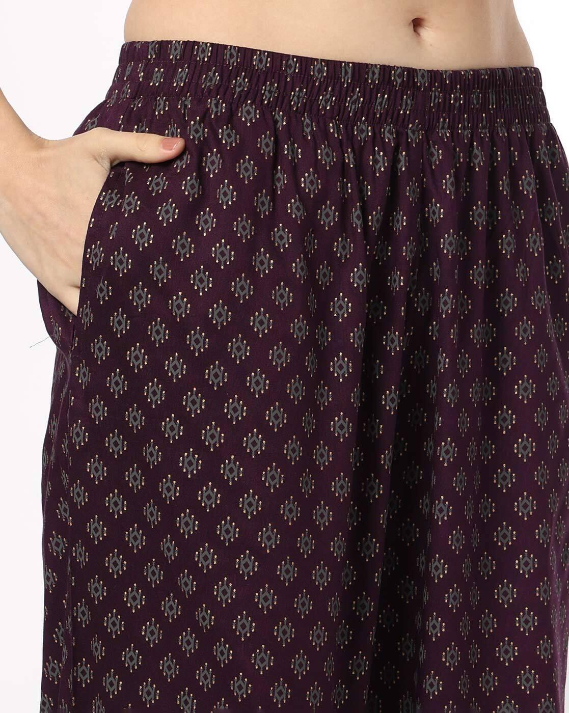 AVAASA MIX N' MATCH | Women Floral Print Straight Kurta & Salwar Pants Set|4