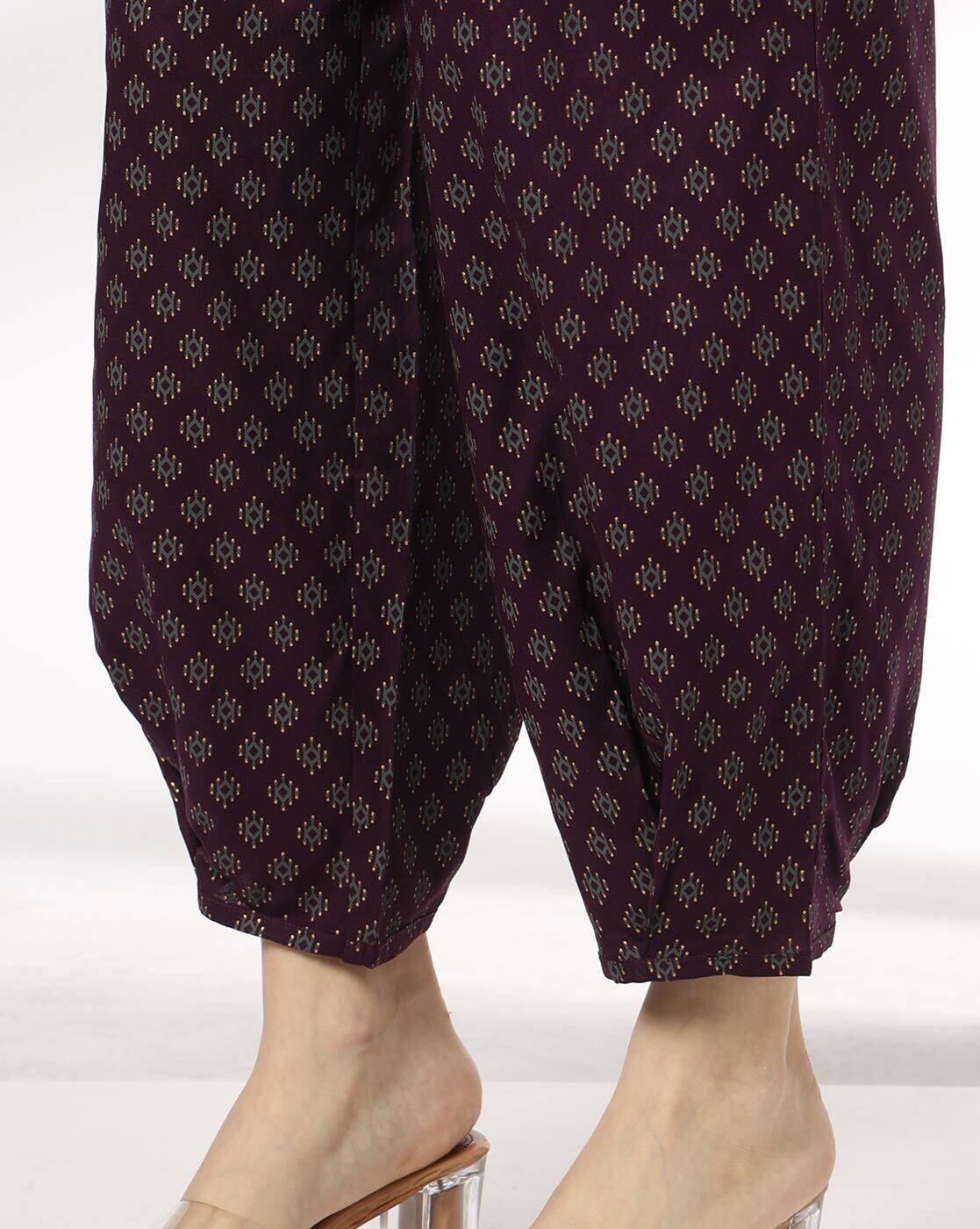AVAASA MIX N' MATCH | Women Floral Print Straight Kurta & Salwar Pants Set|5