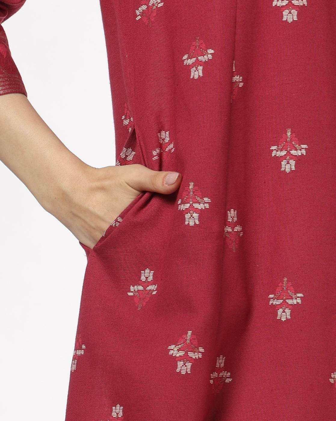 AVAASA MIX N' MATCH | Women Embroidered Straight Kurta|4