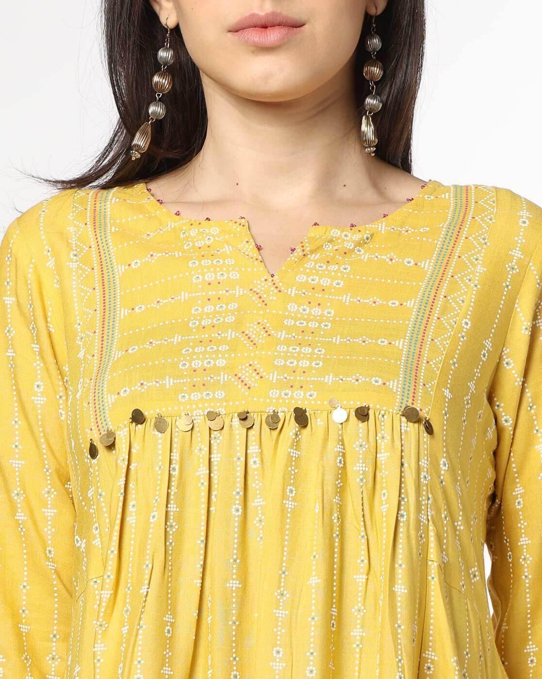 AVAASA MIX N' MATCH | Women Embroidered Flared Kurta|3