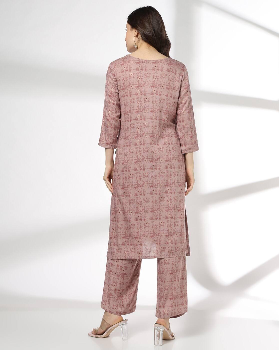 AVAASA MIX N' MATCH | Women Printed Straight Kurta & Palazzos Set|2