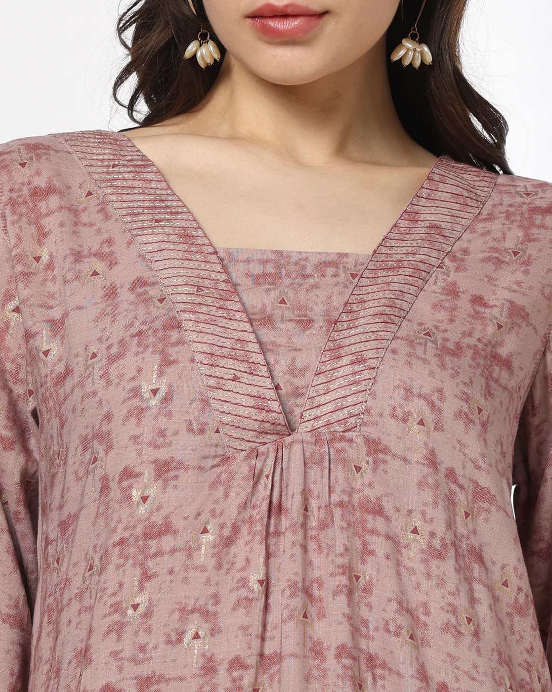 AVAASA MIX N' MATCH | Women Printed Straight Kurta & Palazzos Set|3