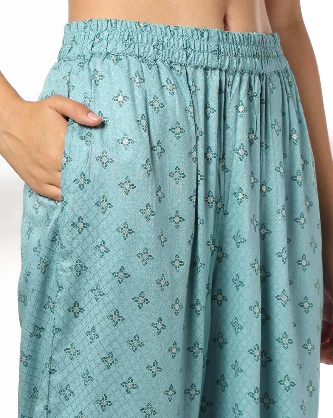 AVAASA MIX N' MATCH | Women Floral Print Straight Kurta & Salwar Pants Set|4