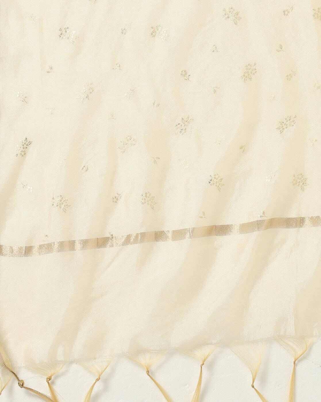 AVAASA MIX N' MATCH | Women Printed Chanderi Dupatta|1