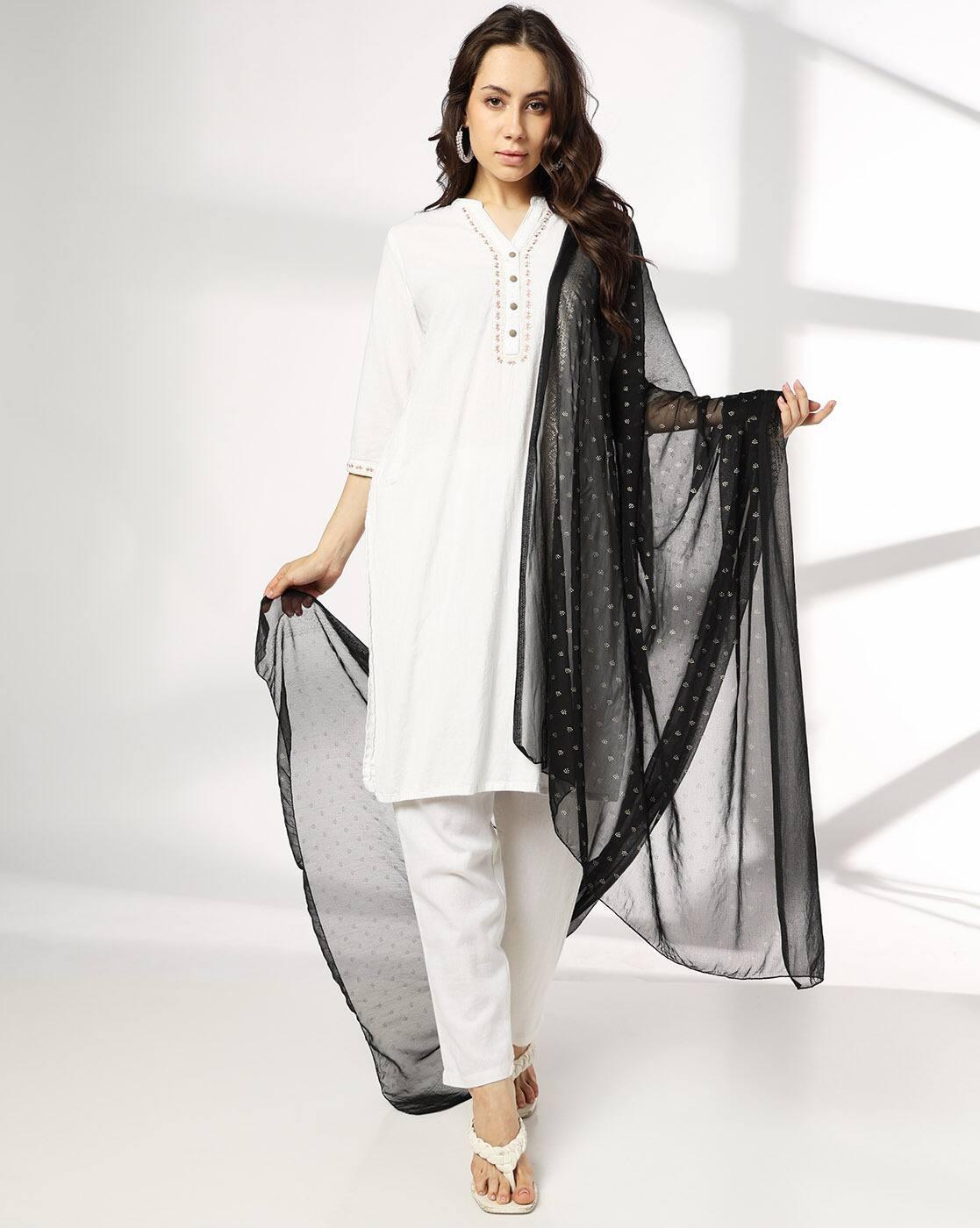 AVAASA MIX N' MATCH | Women Floral Print Dupatta|0