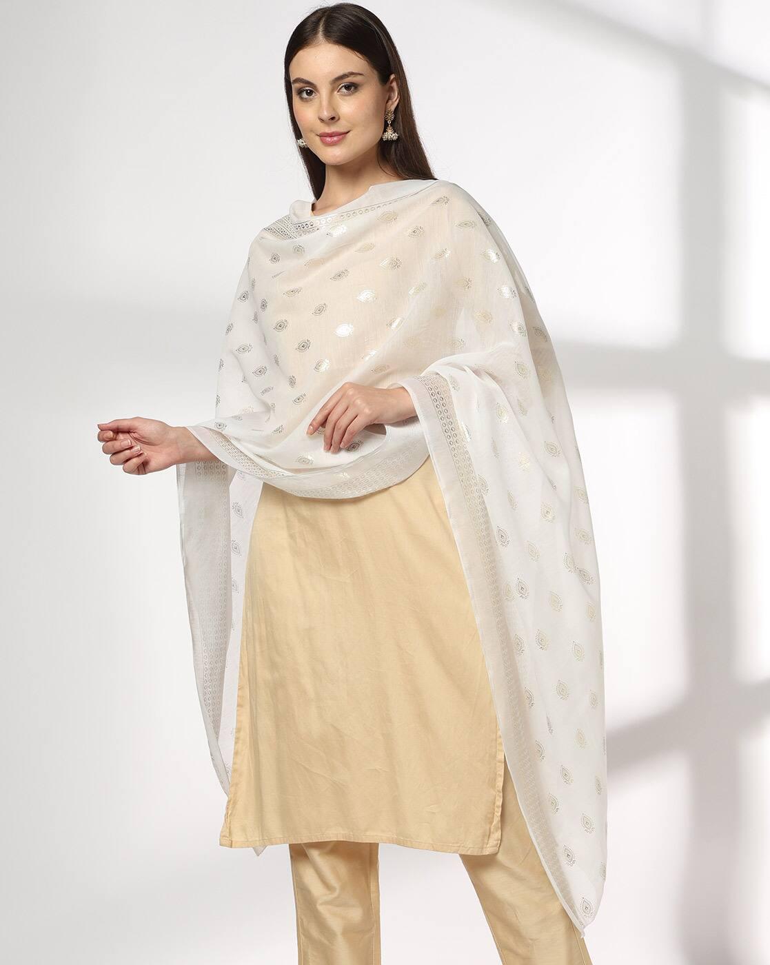 AVAASA MIX N' MATCH | Women Floral Print Dupatta|0