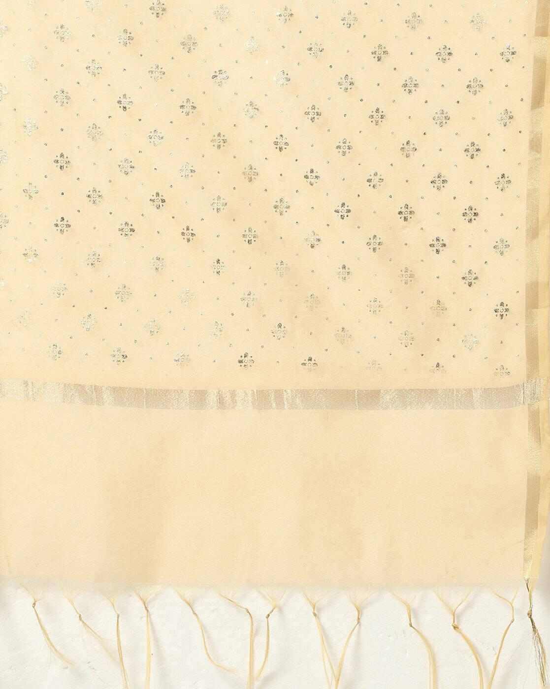AVAASA MIX N' MATCH | Women Printed Chanderi Dupatta|1