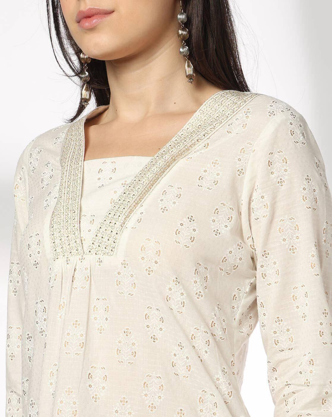 AVAASA MIX N' MATCH | Women Printed Straight Kurta|3