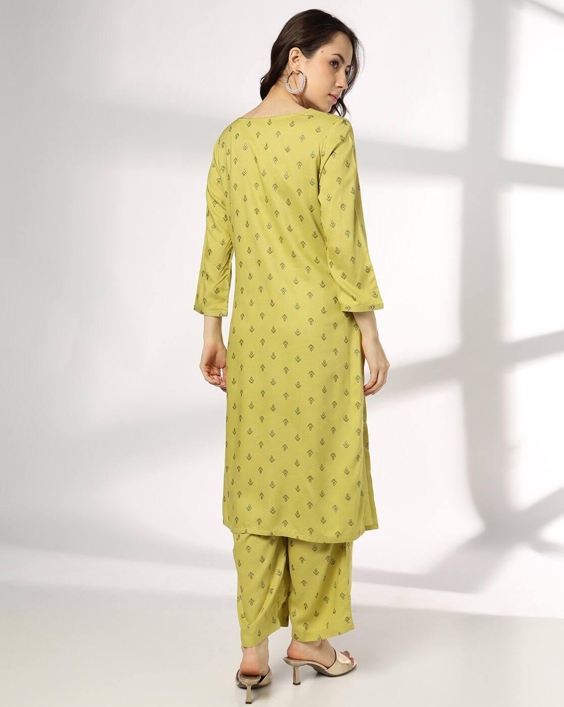 AVAASA MIX N' MATCH | Women Printed Straight Kurta Set|2