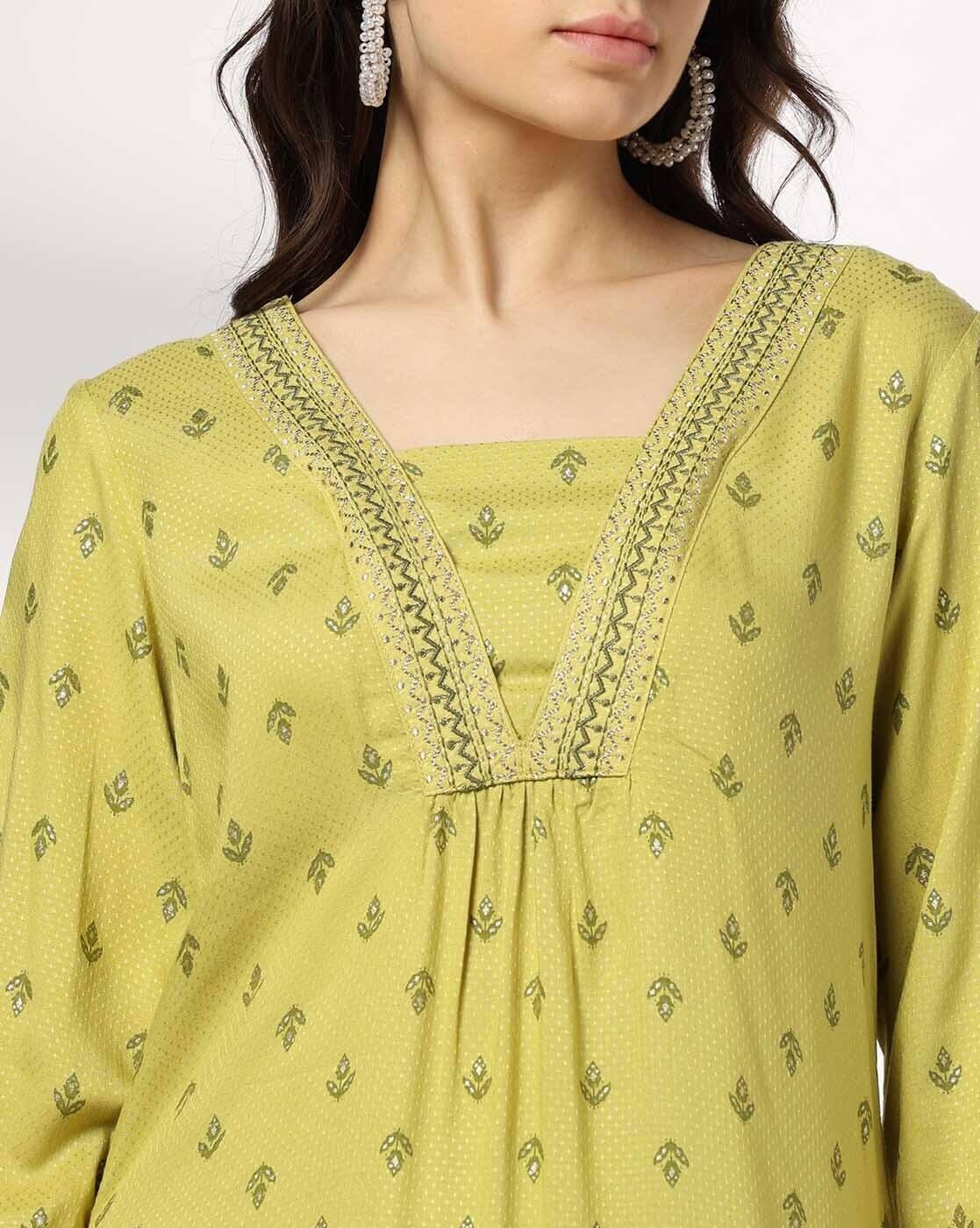 AVAASA MIX N' MATCH | Women Printed Straight Kurta Set|3