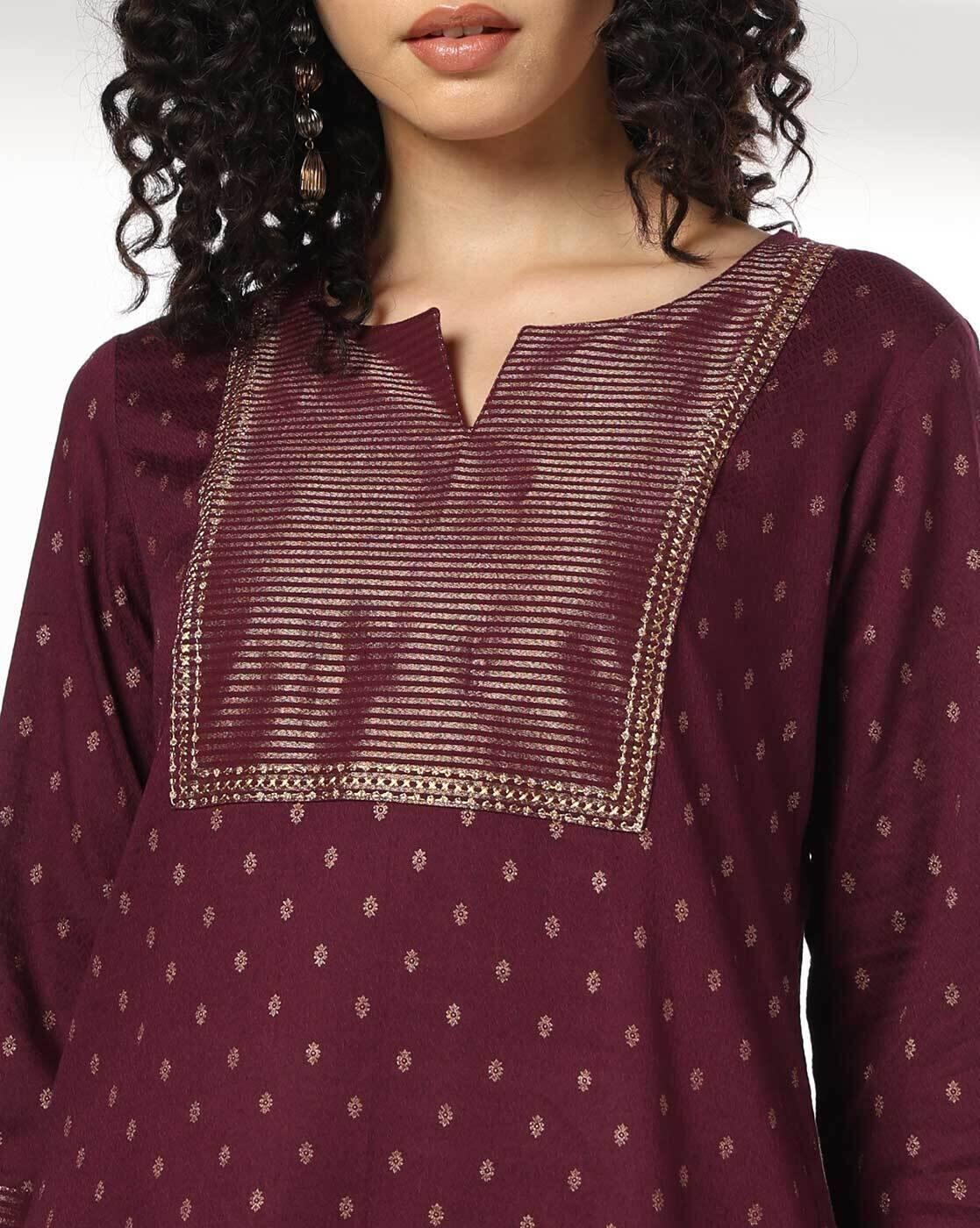 AVAASA MIX N' MATCH | Women Floral Print Straight Kurta|3
