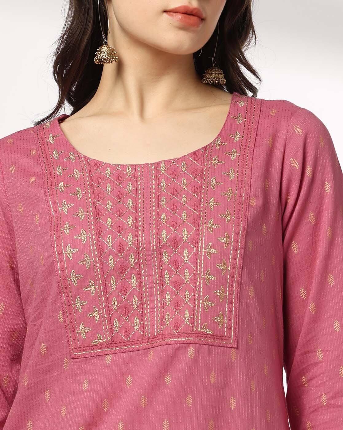 AVAASA MIX N' MATCH | Women Micro Print Straight Kurta|3