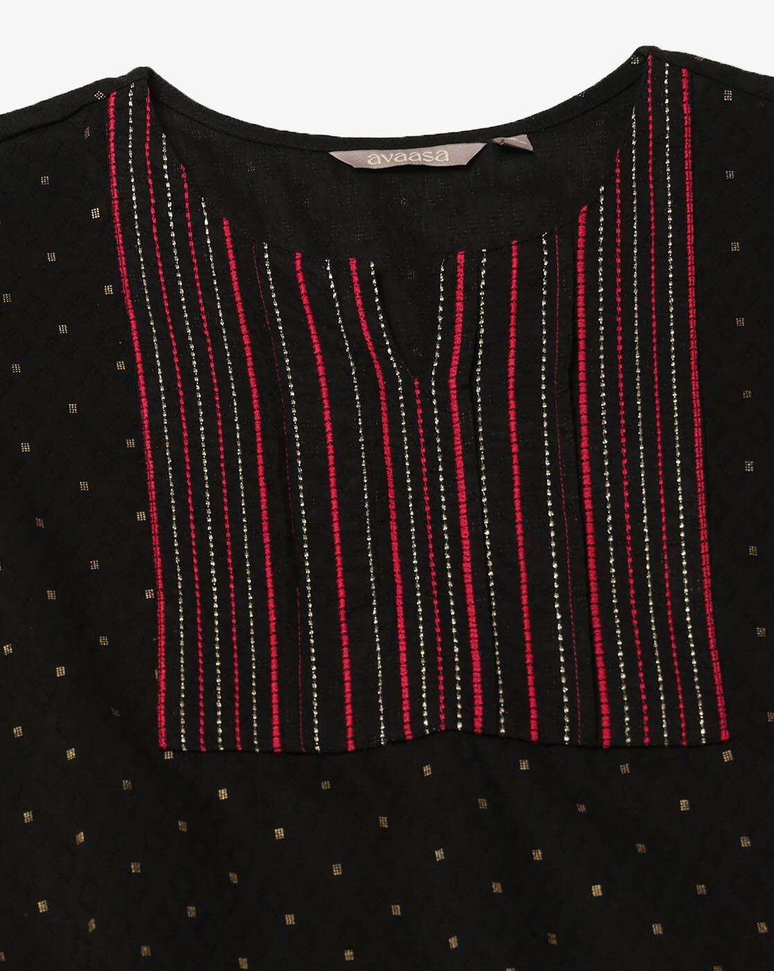 AVAASA MIX N' MATCH | Women Micro Print Straight Kurta|4
