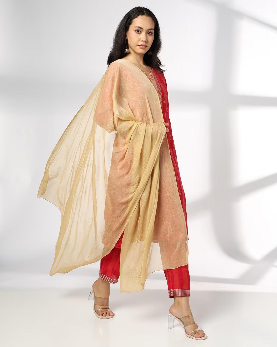 AVAASA MIX N' MATCH | Women Printed Dupatta|0