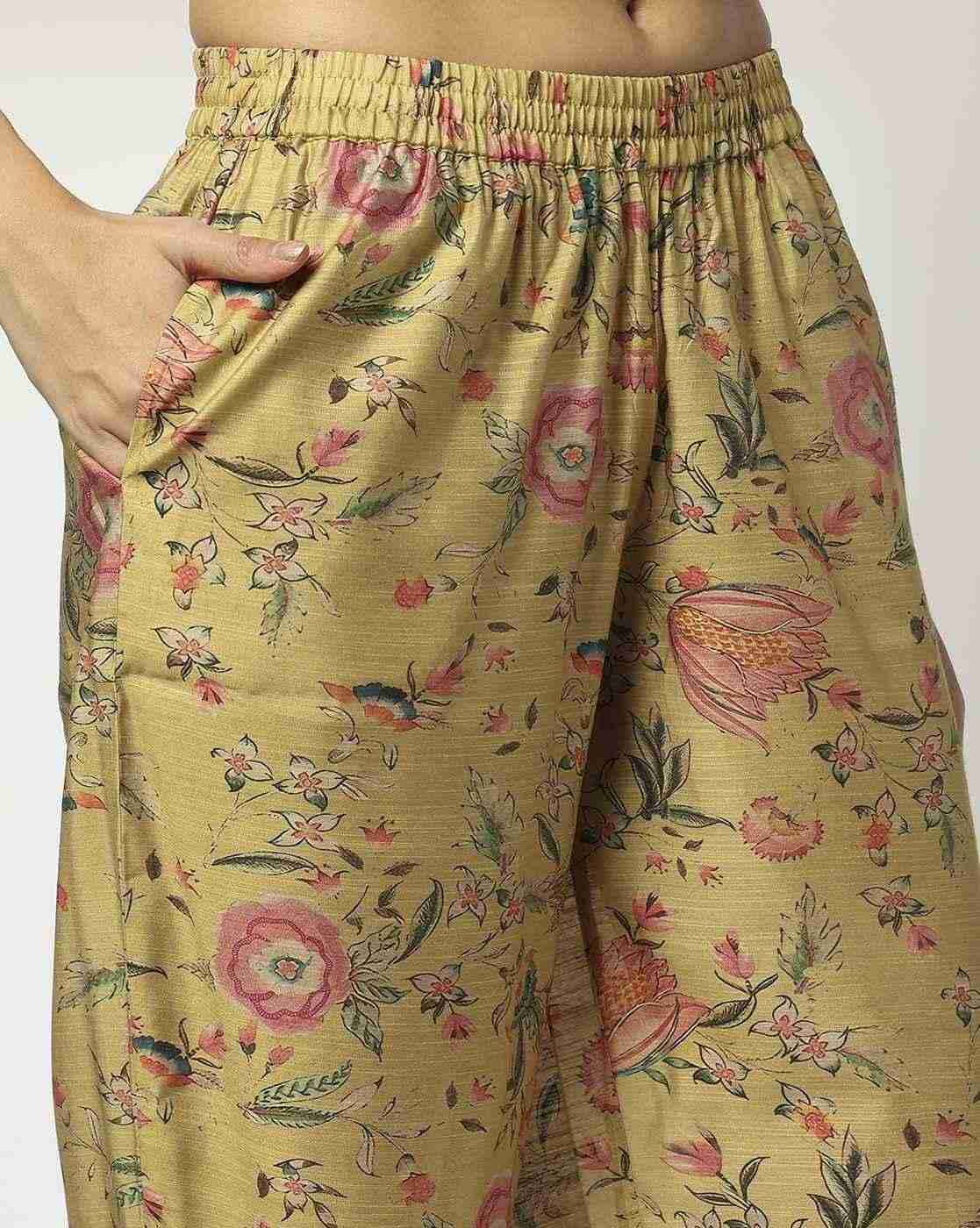AVAASA MIX N' MATCH | Women Floral Print Palazzos|3