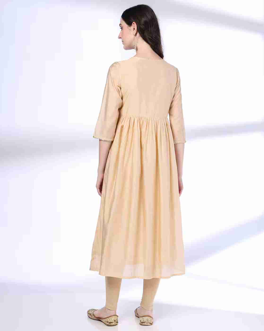 AVAASA MIX N' MATCH | Women Embellished Flared Kurta|2