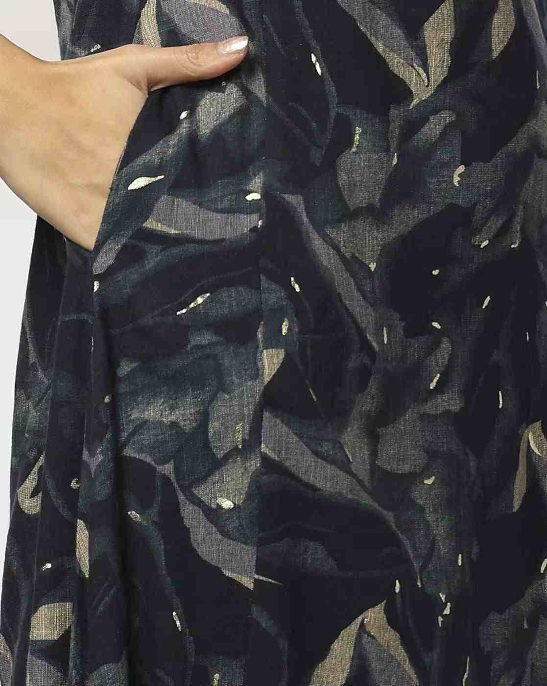 AVAASA MIX N' MATCH | Women Printed A-Line Kurta|4