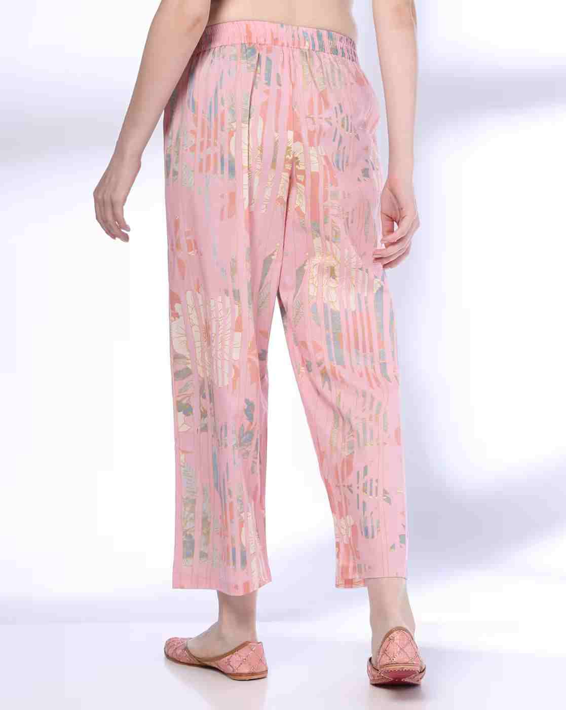 AVAASA MIX N' MATCH | Women Floral Print Palazzos|2