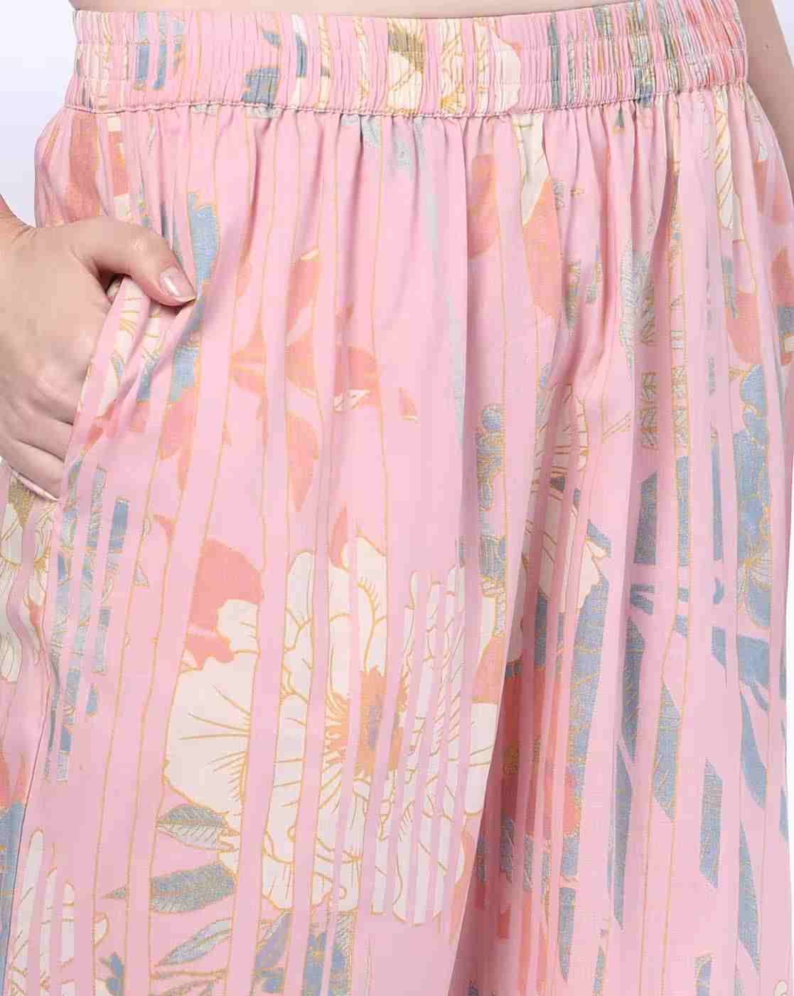 AVAASA MIX N' MATCH | Women Floral Print Palazzos|3