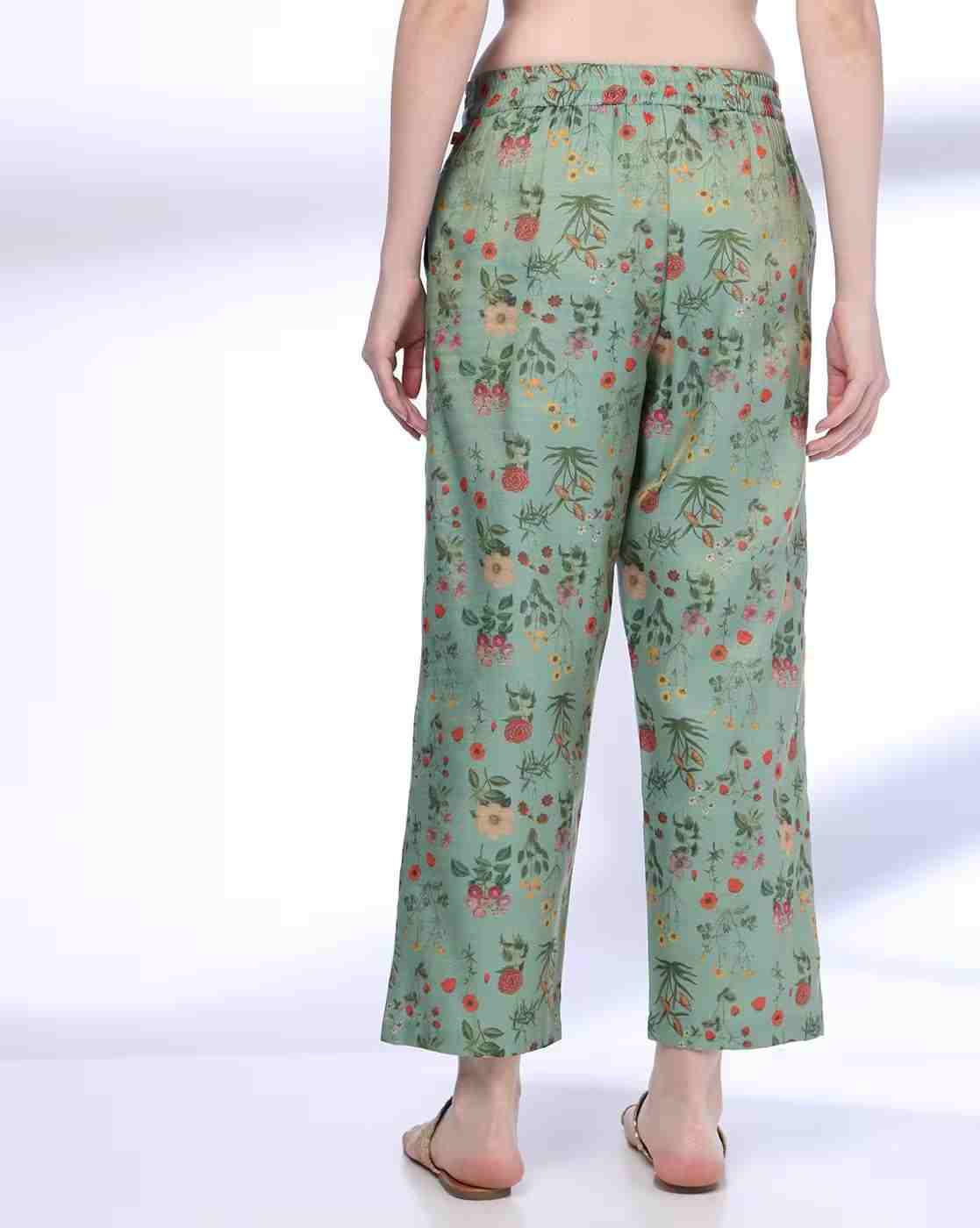 AVAASA MIX N' MATCH | Women Floral Print Pants|2