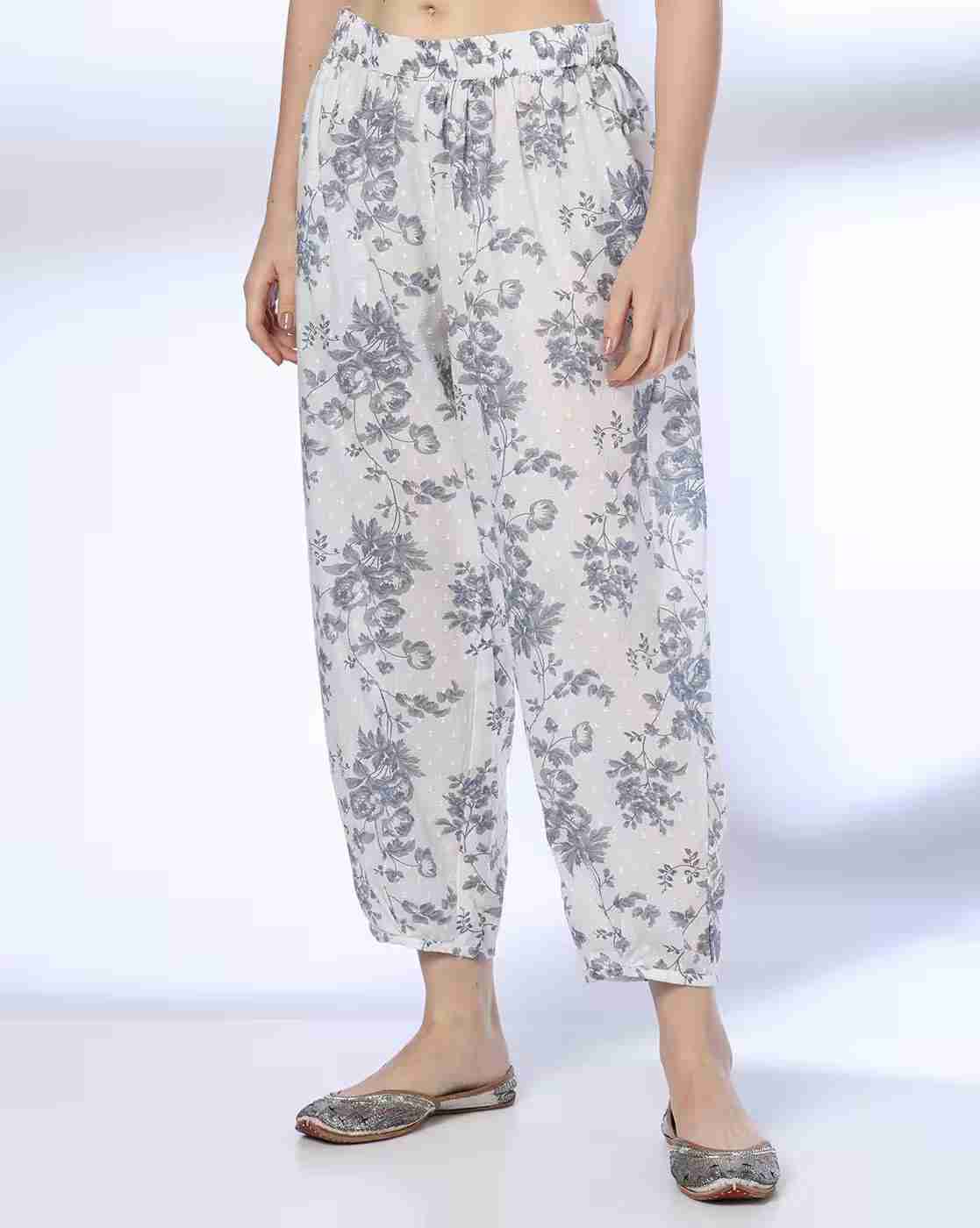 AVAASA MIX N' MATCH | Women Floral Print Pants|0