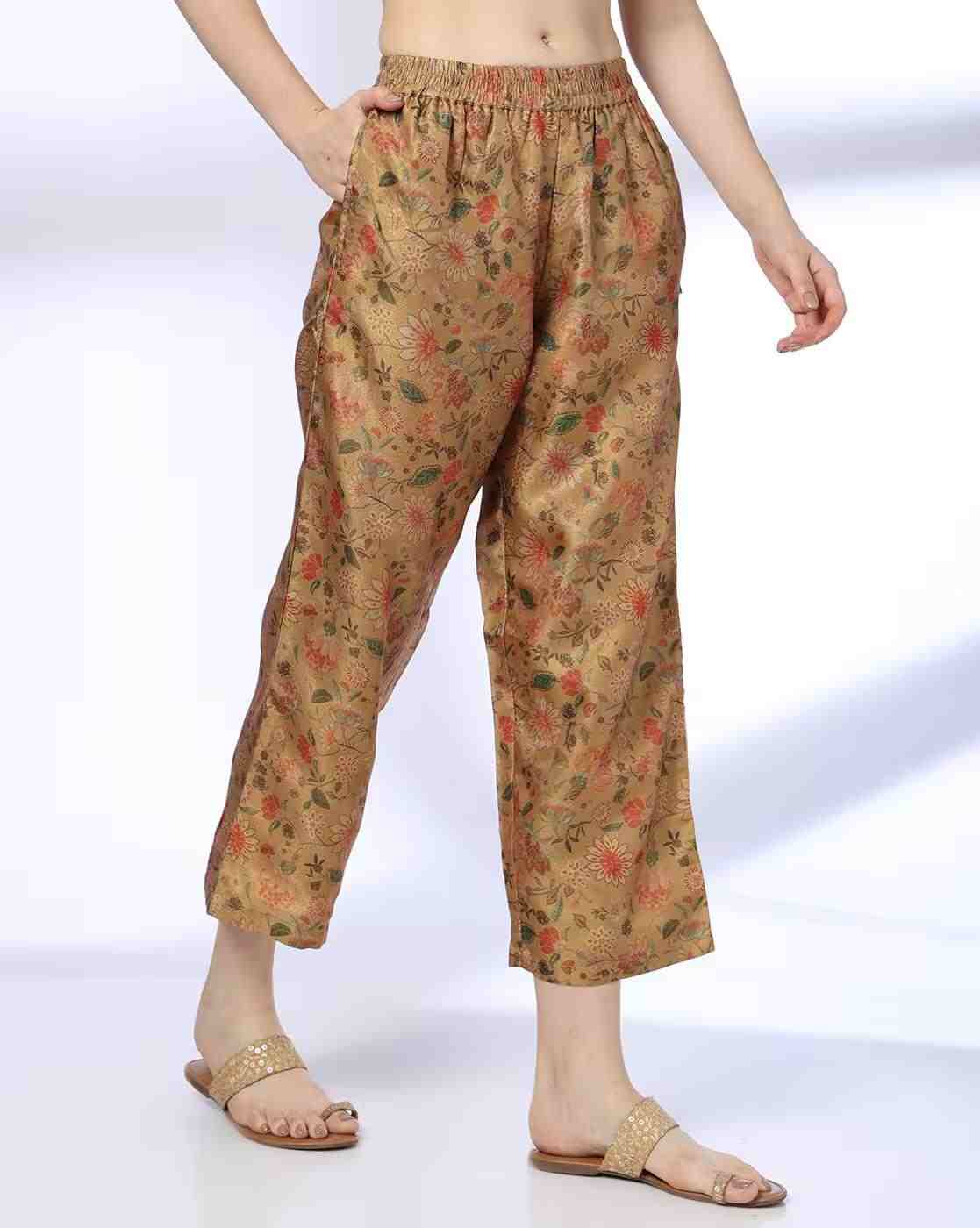 AVAASA MIX N' MATCH | Women Floral Print Pants|0