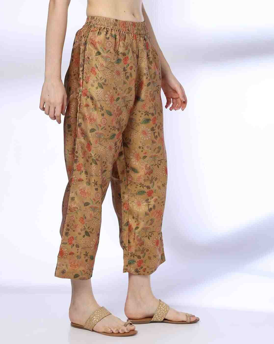 AVAASA MIX N' MATCH | Women Floral Print Pants|1