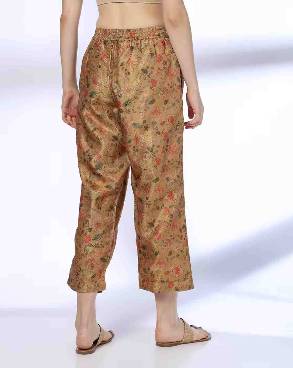 AVAASA MIX N' MATCH | Women Floral Print Pants|2