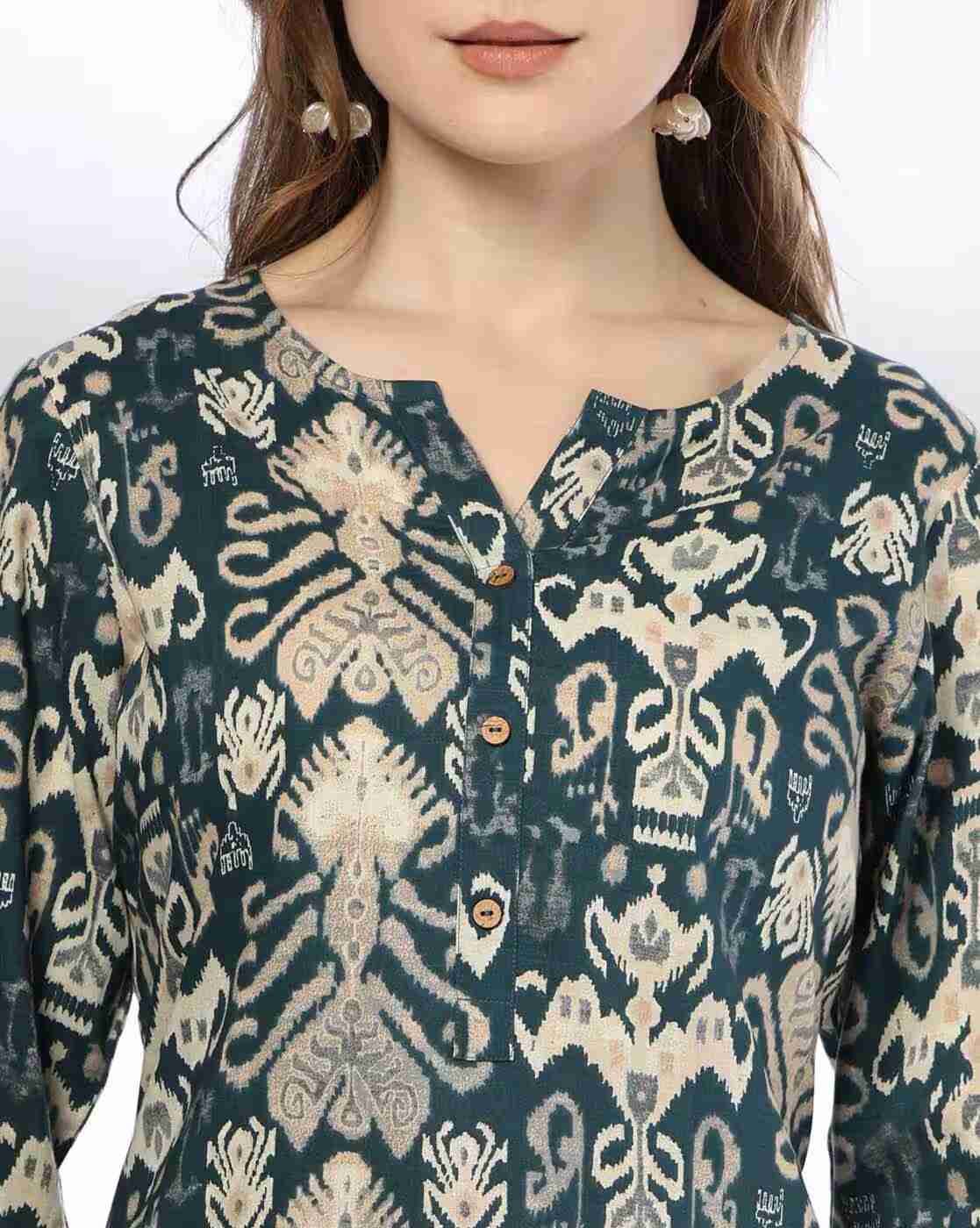 AVAASA MIX N' MATCH | Women Printed Straight Kurta|3