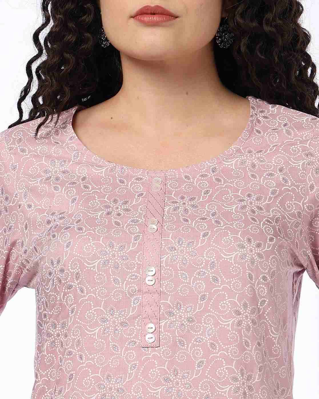 AVAASA MIX N' MATCH | Women Floral Print Straight Kurta & Pants Set|2