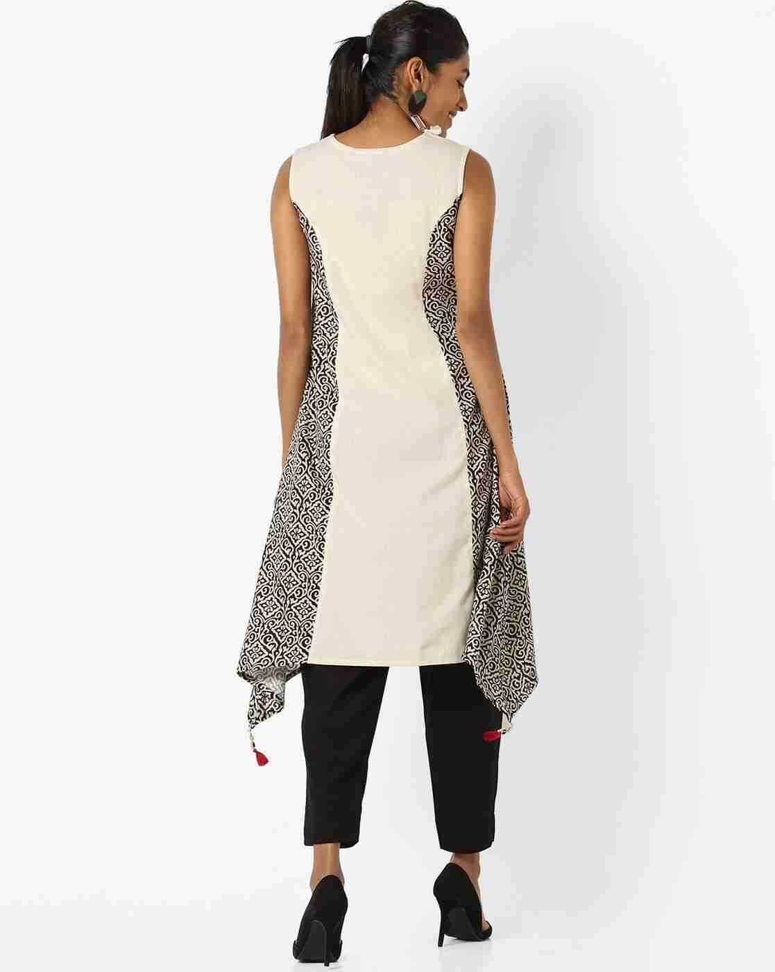 AVAASA SET | Kurta Suit Set with Asymmetric Hem|2